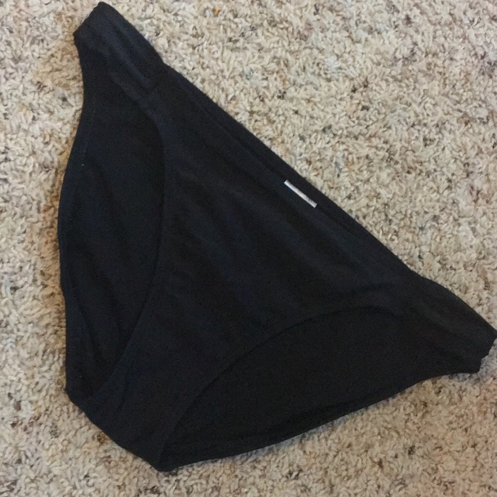 Black bikini bottom